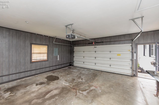 412 E 10th St, Port Clinton, OH 43452 - garage featuring a garage door opener