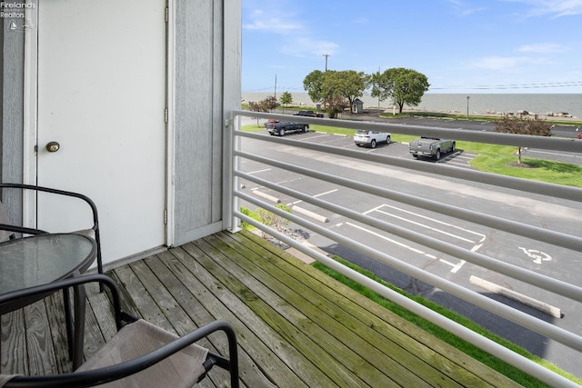 264 Clinton Reef Dr, Port Clinton, OH 43452 - balcony featuring a water view
