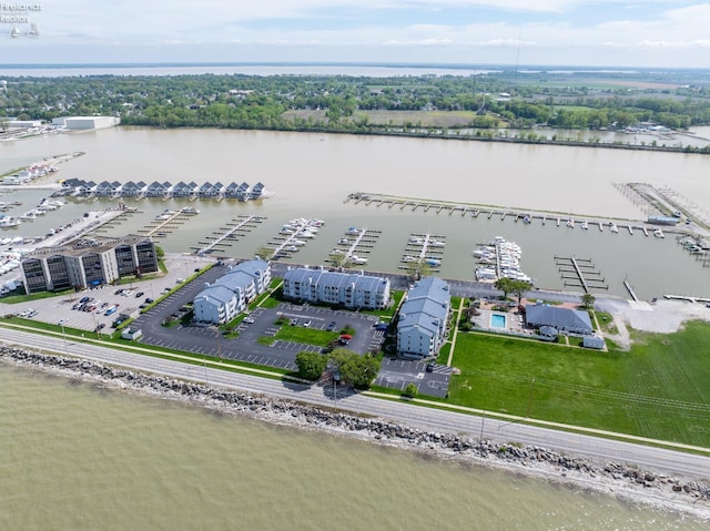 264 Clinton Reef Dr, Port Clinton, OH 43452 - bird's eye view of a nearby body of water and numerous boat docks