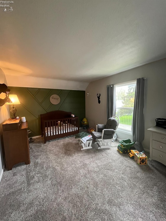 81 Melissa St, Tiffin, OH 44883 - carpeted bedroom featuring a crib