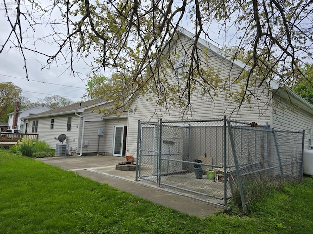 715 Cherry Ave, Lakeside, OH 43440 - rear view of house featuring a gate and a patio