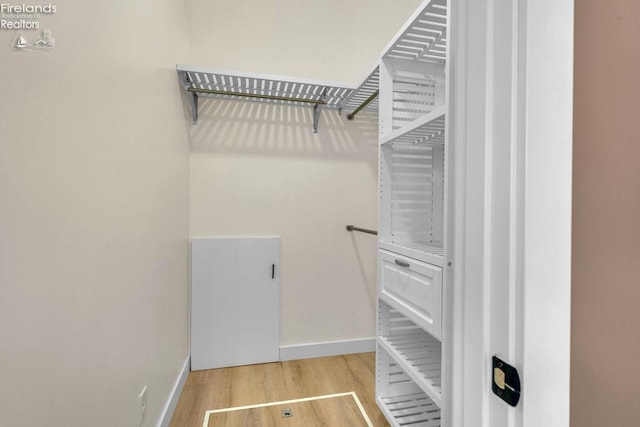 1861 N Opfer Lentz Rd, Martin, OH 43445 - walk in closet with light wood finished floors