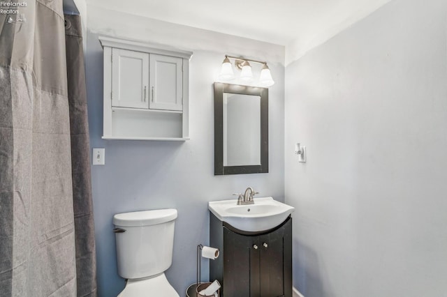 6518 W Township Road 112, Fostoria, OH 44830 - bathroom with vanity and toilet