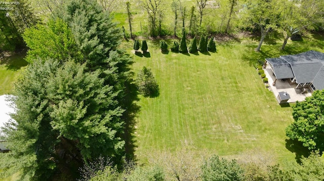 view from above of property