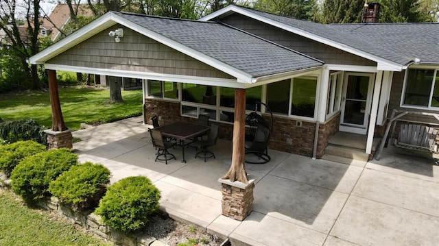 view of patio