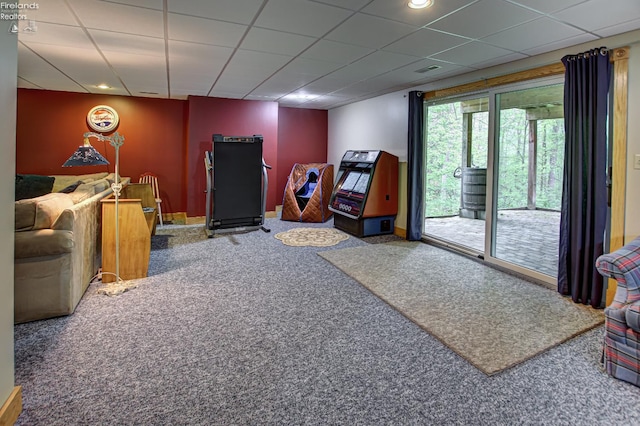 914 Wood Glen Ct, Norwalk, OH 44857 - carpeted living room featuring baseboards