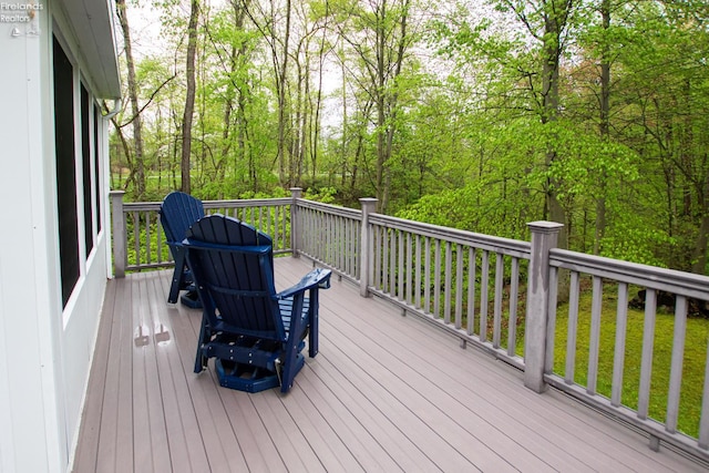 914 Wood Glen Ct, Norwalk, OH 44857 - view of wooden terrace