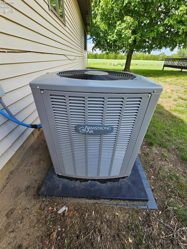 110 Orchard Grove Dr, Clyde, OH 43410 - exterior view of central AC unit