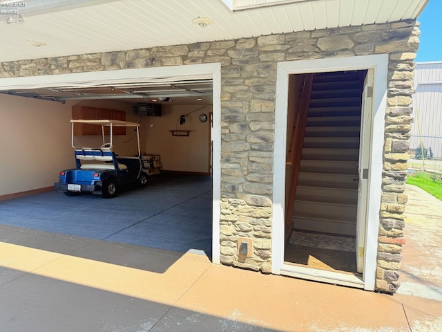 5475 E Mabel Dr, Port Clinton, OH 43452 - garage featuring fence