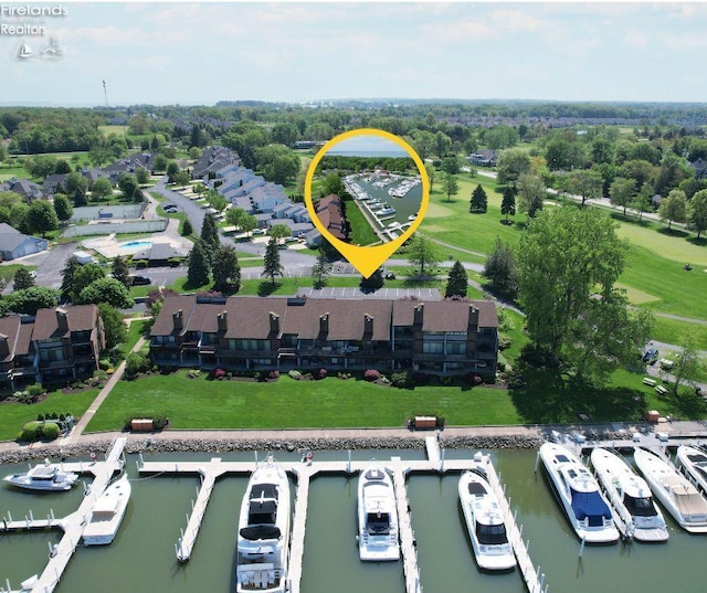 3088 N Marina View Dr Unit 12, Port Clinton, OH 43452 - aerial view of a large body of water