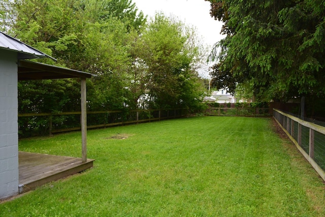 26 Marshall St, Norwalk, OH 44857 - view of yard with a deck