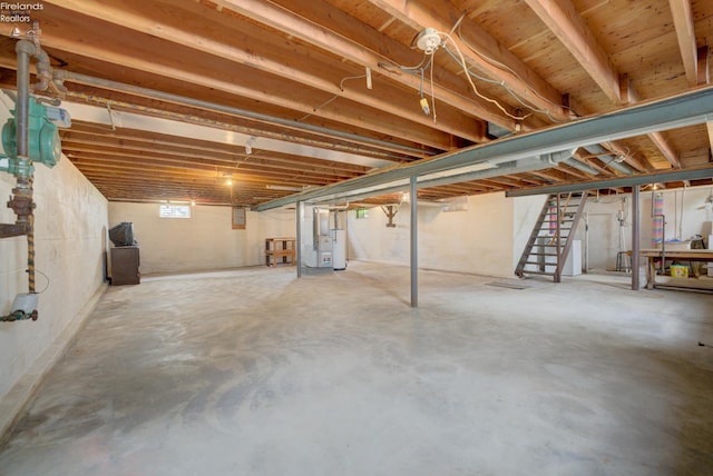 419 Kinney St, Bellevue, OH 44811 - below grade area with stairs