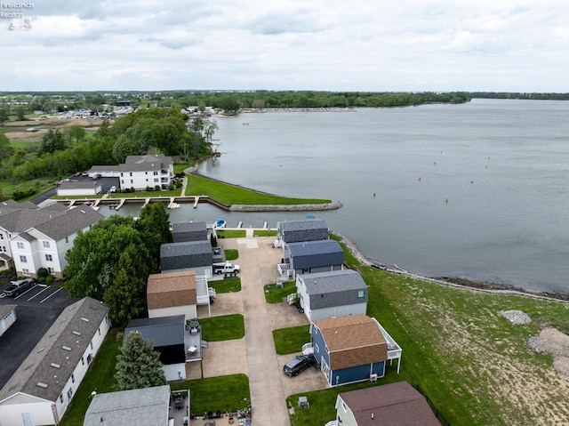 6039 E Harbor Rd Unit 8, Marblehead, OH 43440 - drone / aerial view of a nearby body of water