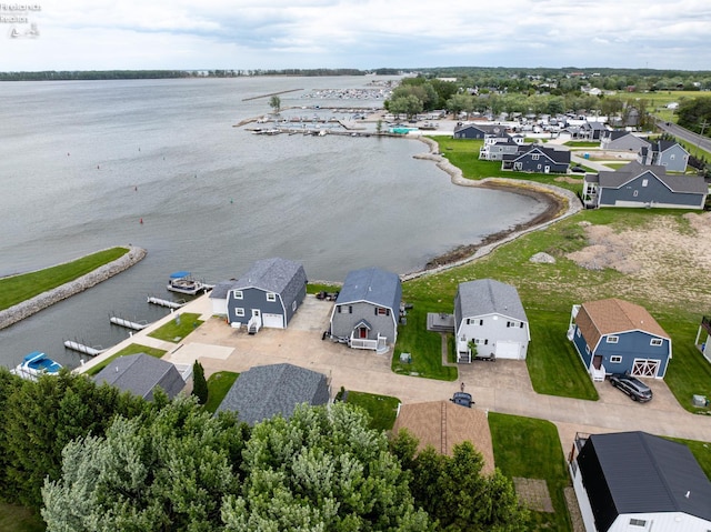 6039 E Harbor Rd Unit 8, Marblehead, OH 43440 - aerial view of residential area featuring a nearby body of water