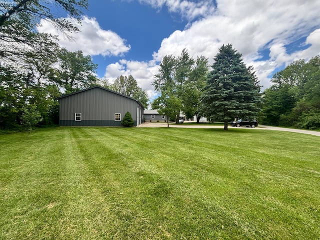 3960 Everingin Rd, Monroeville, OH 44847 - view of green lawn with a pole building and an outdoor structure