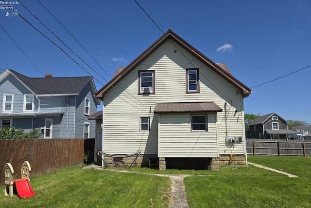 91 1st Ave, Tiffin, OH 44883 - back of property featuring metal roof
