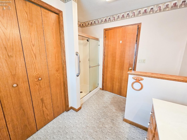 124 Walter St, Bellevue, OH 44811 - hallway featuring light colored carpet and baseboards