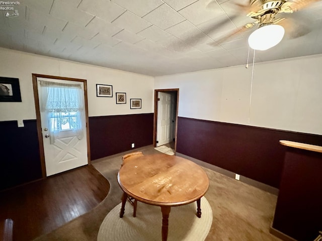 203 Washington St, Bettsville, OH 44815 - entryway featuring a ceiling fan