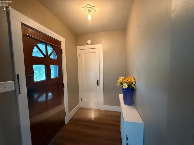 118 E 5th St, Port Clinton, OH 43452 - entryway featuring wood finished floors and baseboards