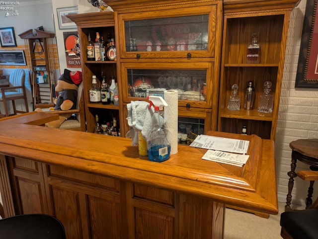 508 Snowy Egret Dr, Huron, OH 44839 - indoor dry bar featuring carpet flooring