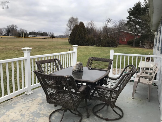87 E Township Road 143, Tiffin, OH 44883 - view of patio with outdoor dining area