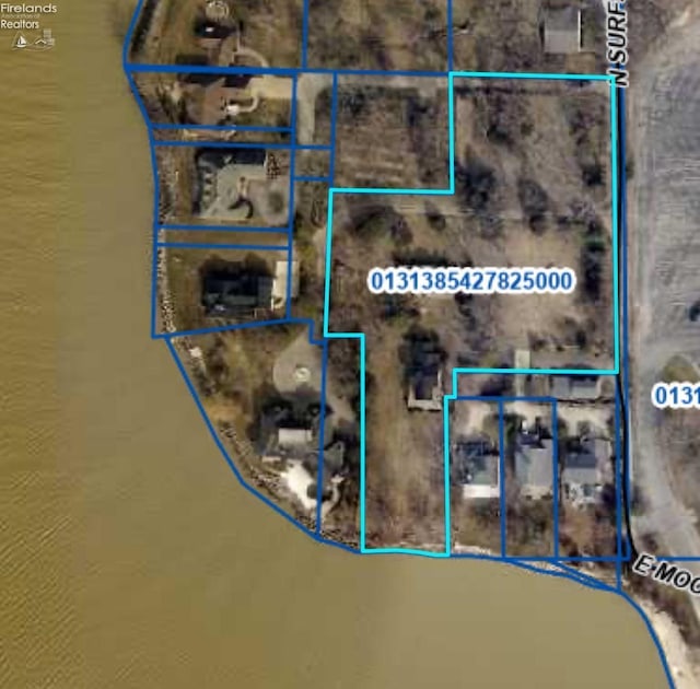 3540 N Surfside Dr, Port Clinton, OH 43452 - map of property location featuring property parcel outlined