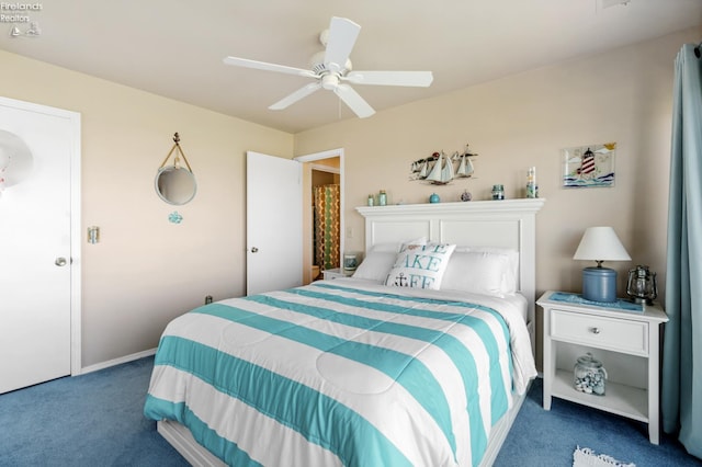 326 Clinton Reef Dr Unit 326, Port Clinton, OH 43452 - bedroom with carpet floors and ceiling fan