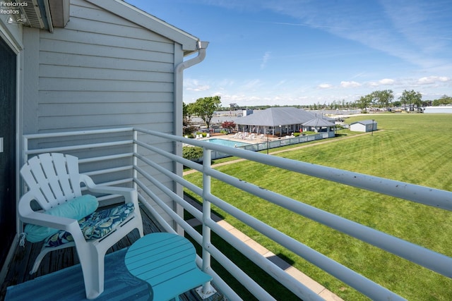 326 Clinton Reef Dr Unit 326, Port Clinton, OH 43452 - view of balcony