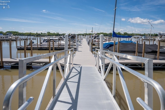 326 Clinton Reef Dr Unit 326, Port Clinton, OH 43452 - dock featuring a water view