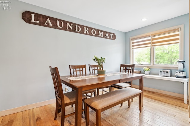 3999 NE Catawba Rd Unit 29, Port Clinton, OH 43452 - dining space with light wood finished floors and recessed lighting