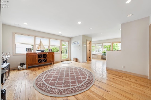 3999 NE Catawba Rd Unit 29, Port Clinton, OH 43452 - entryway featuring recessed lighting, light wood finished floors, and baseboards