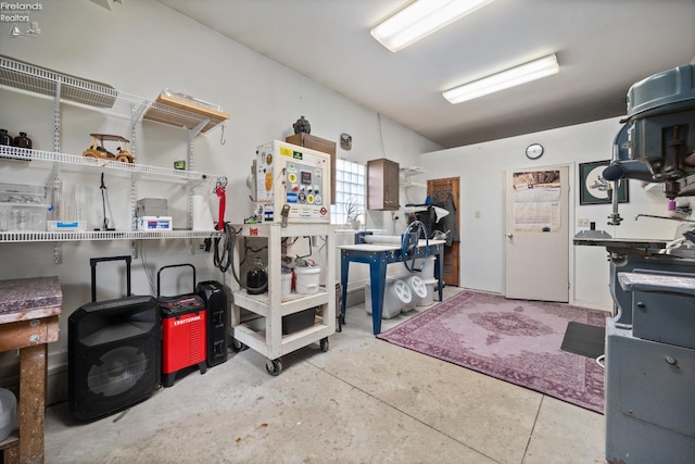 133 E Forest St, Clyde, OH 43410 - kitchen with concrete flooring