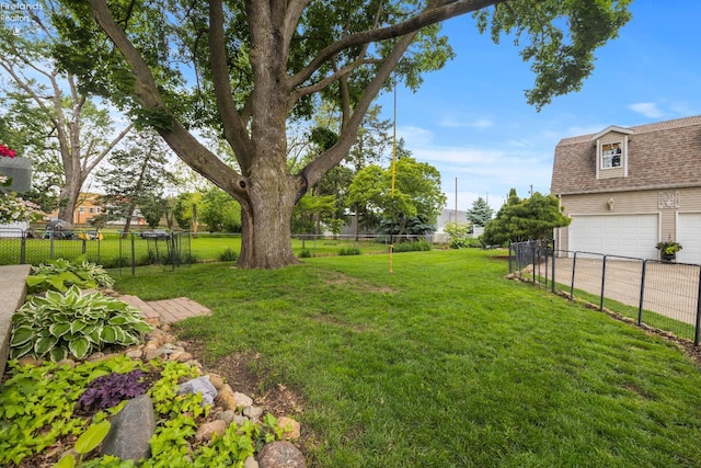 133 E Forest St, Clyde, OH 43410 - view of yard featuring a garage
