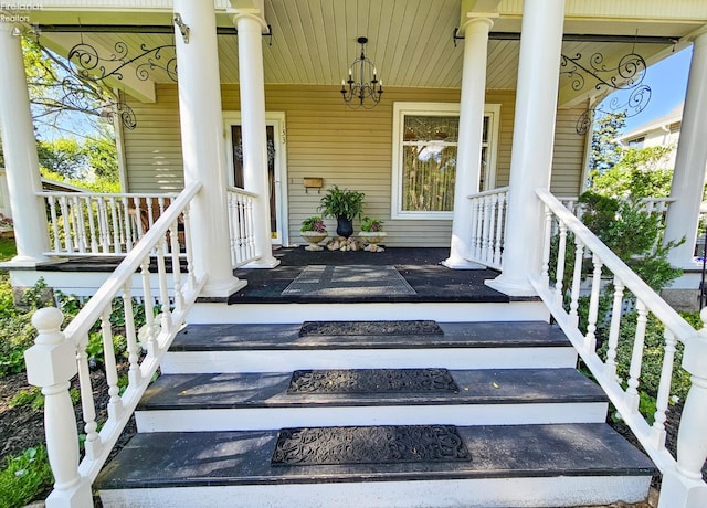 133 E Forest St, Clyde, OH 43410 - property entrance featuring covered porch