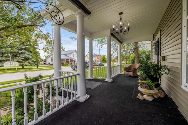 133 E Forest St, Clyde, OH 43410 - porch featuring a residential view