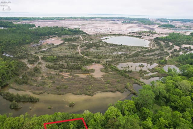 9343 E Bayshore Rd, Marblehead, OH 43440 - aerial overview of property's location with property boundaries highlighted and a large body of water
