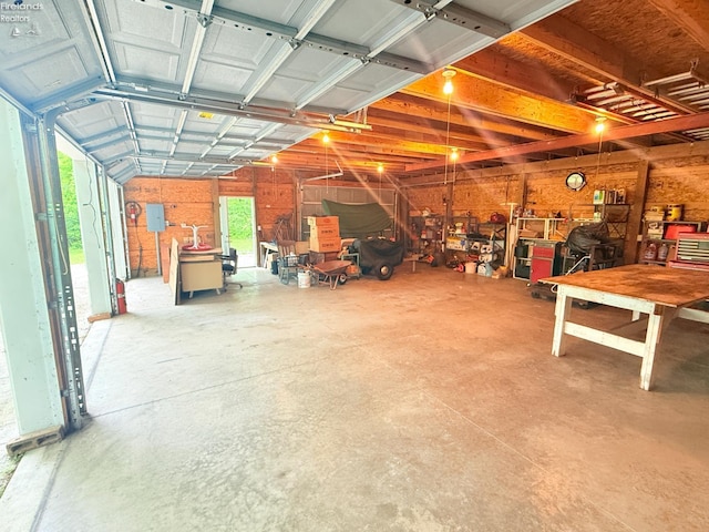 9343 E Bayshore Rd, Marblehead, OH 43440 - garage with a workshop area