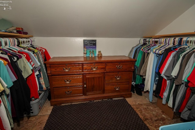 134 Hobson St, Bellevue, OH 44811 - walk in closet featuring lofted ceiling