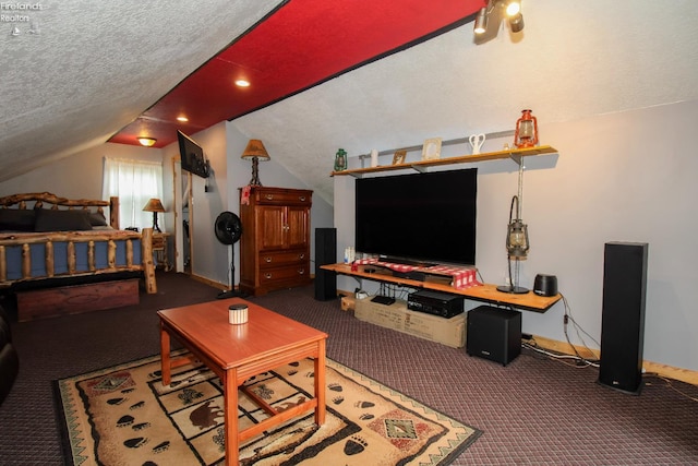 134 Hobson St, Bellevue, OH 44811 - carpeted bedroom with lofted ceiling and baseboards