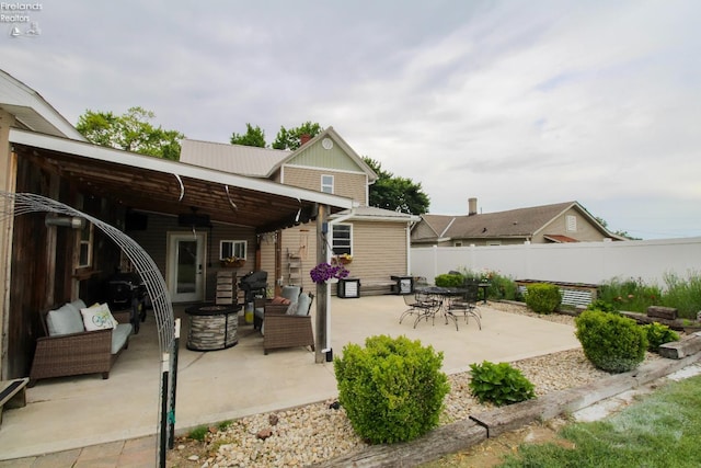 134 Hobson St, Bellevue, OH 44811 - view of patio featuring an outdoor hangout area