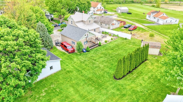 134 Hobson St, Bellevue, OH 44811 - aerial view of property and surrounding area