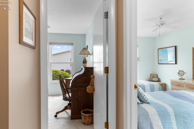 6485 E Harbor Rd Unit 38, Marblehead, OH 43440 - hallway featuring carpet