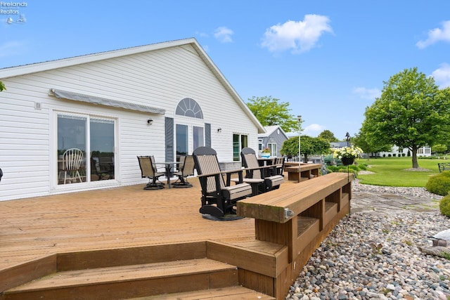 6485 E Harbor Rd Unit 38, Marblehead, OH 43440 - view of wooden terrace