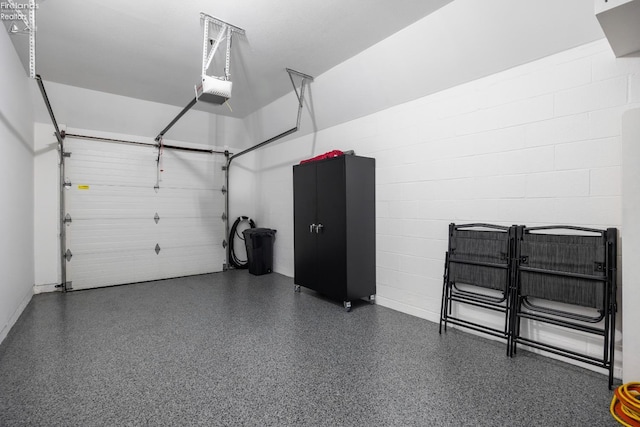 4370 Marin Woods Dr Unit D, Port Clinton, OH 43452 - garage featuring concrete block wall