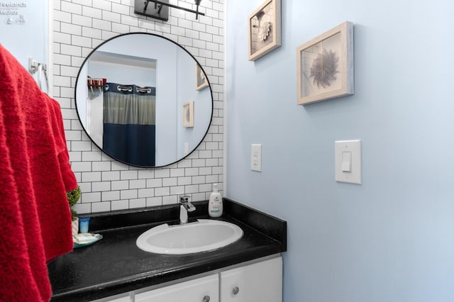 1807 E Perry St Unit 69, Port Clinton, OH 43452 - bathroom with vanity and backsplash