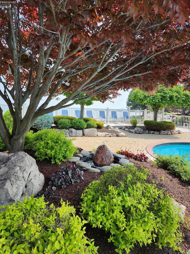 1807 E Perry St Unit 69, Port Clinton, OH 43452 - view of yard with an outdoor pool