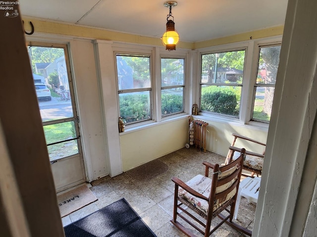 635 Walnut Ave, Lakeside, OH 43440 - sunroom featuring radiator