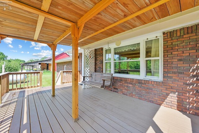 1450 Claus Rd, Vermilion, OH 44089 - view of wooden deck