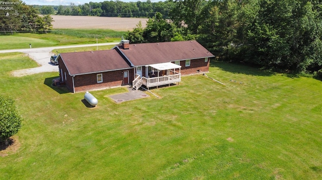 1450 Claus Rd, Vermilion, OH 44089 - view from above of property with a tree filled landscape