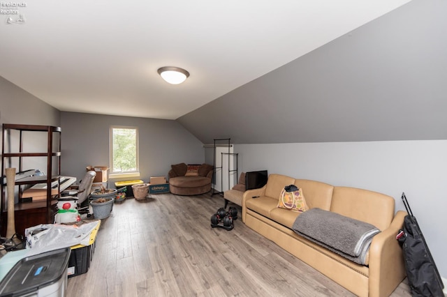 1402 Newman Ave, Lakewood, OH 44107 - sitting room featuring wood finished floors and lofted ceiling